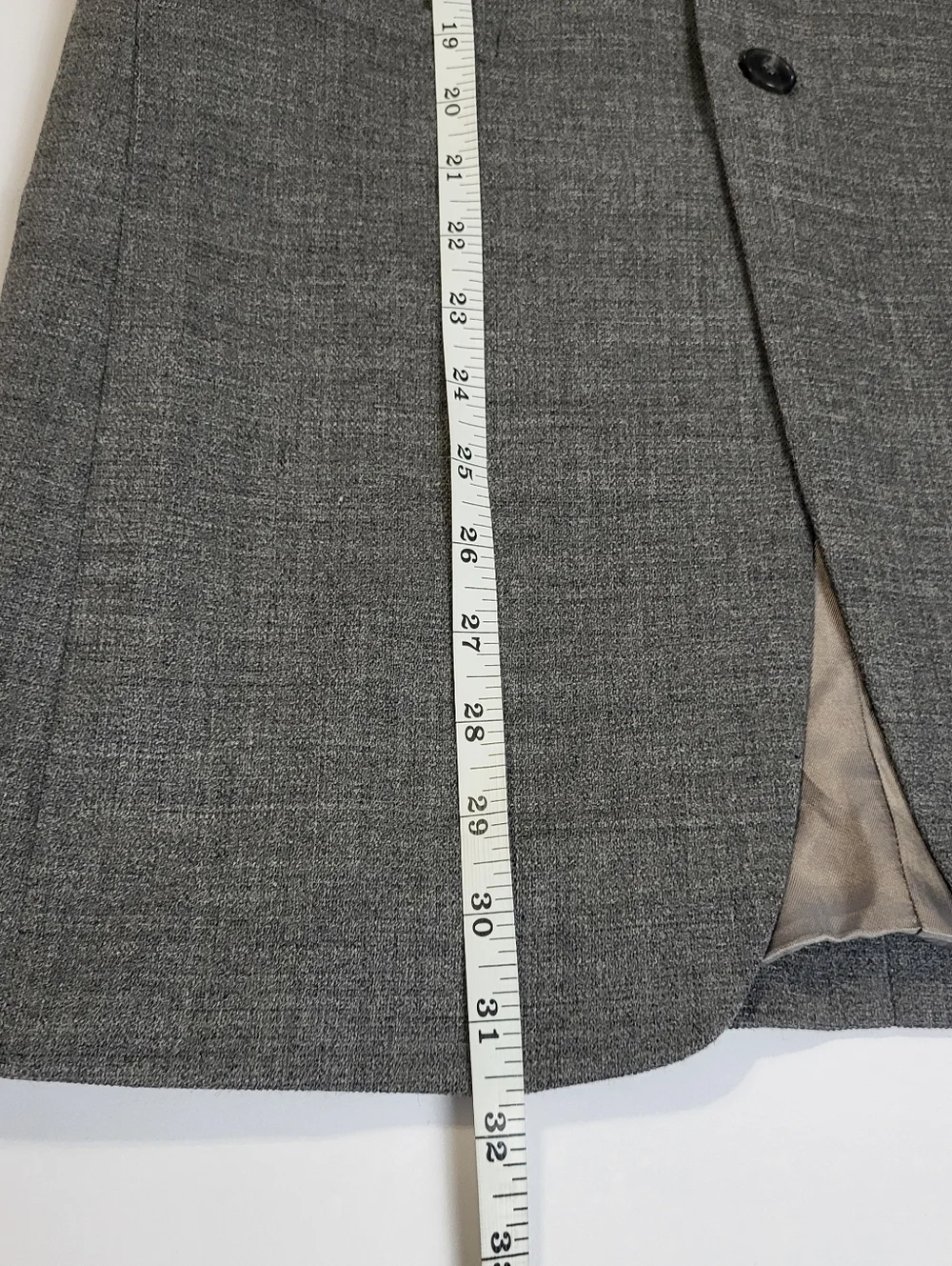 COS Wool Blend Blazer Sports Coat Jacket Lined Grey Single Breasted‎ Men's 36R